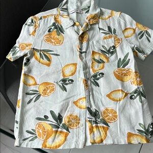 Abercrombie Kids Citrus Print Casual Shirt